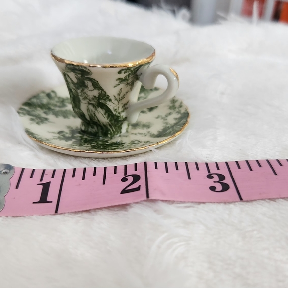 Ivry & green Alice & Wonderland miniture tea cup rare collectible - Picture 3 of 7